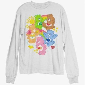 Care Bears Vintage Style Long-Sleeve Shirt Adult Size Small New!